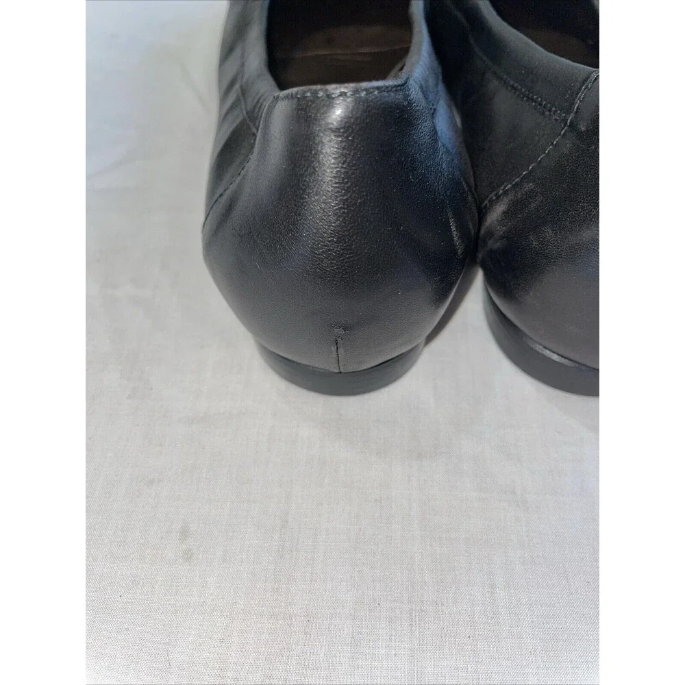Attilio Giusti Leombruni Women’s Ballet Slippers Size 39.5 U.S. 8.5 M Black Lthr